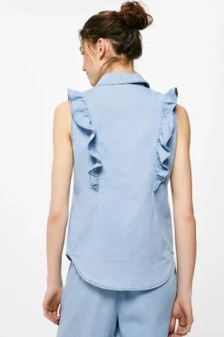 Blusa De Ganga Folhos