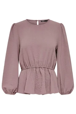 Blusa De Gola Redonda Manga Comprida