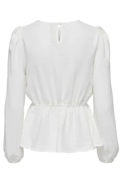 Blusa De Gola Redonda Manga Comprida