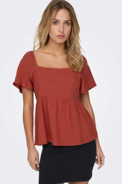 Blusa De Linho Volumosa