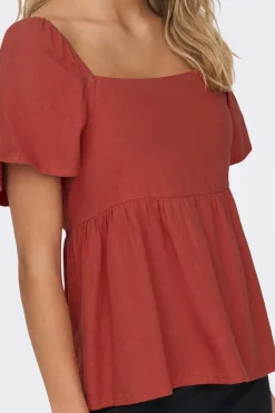 Blusa De Linho Volumosa