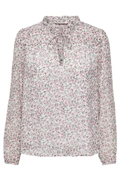 Blusa De Manga Comprida E Gola Perkins