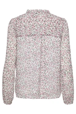 Blusa De Manga Comprida E Gola Perkins