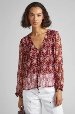 Blusa Decote Olho De Fechadura