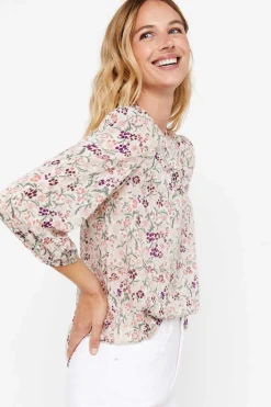 Blusa Em Tecido Plumeti