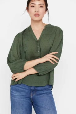 Blusa Em Tecido Plumeti