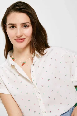 Blusa Estampada Algodao