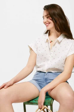 Blusa Estampada Algodao