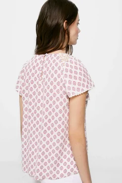 Blusa Lace Cintado Estampado