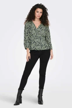 Blusa Manga 3/4 Cruzada