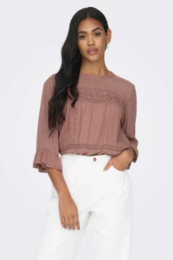 Blusa Manga 3/4 Gola Redonda