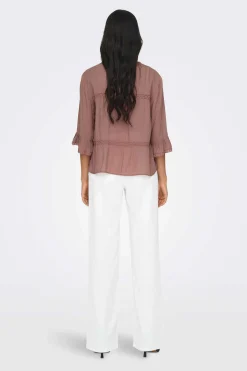 Blusa Manga 3/4 Gola Redonda