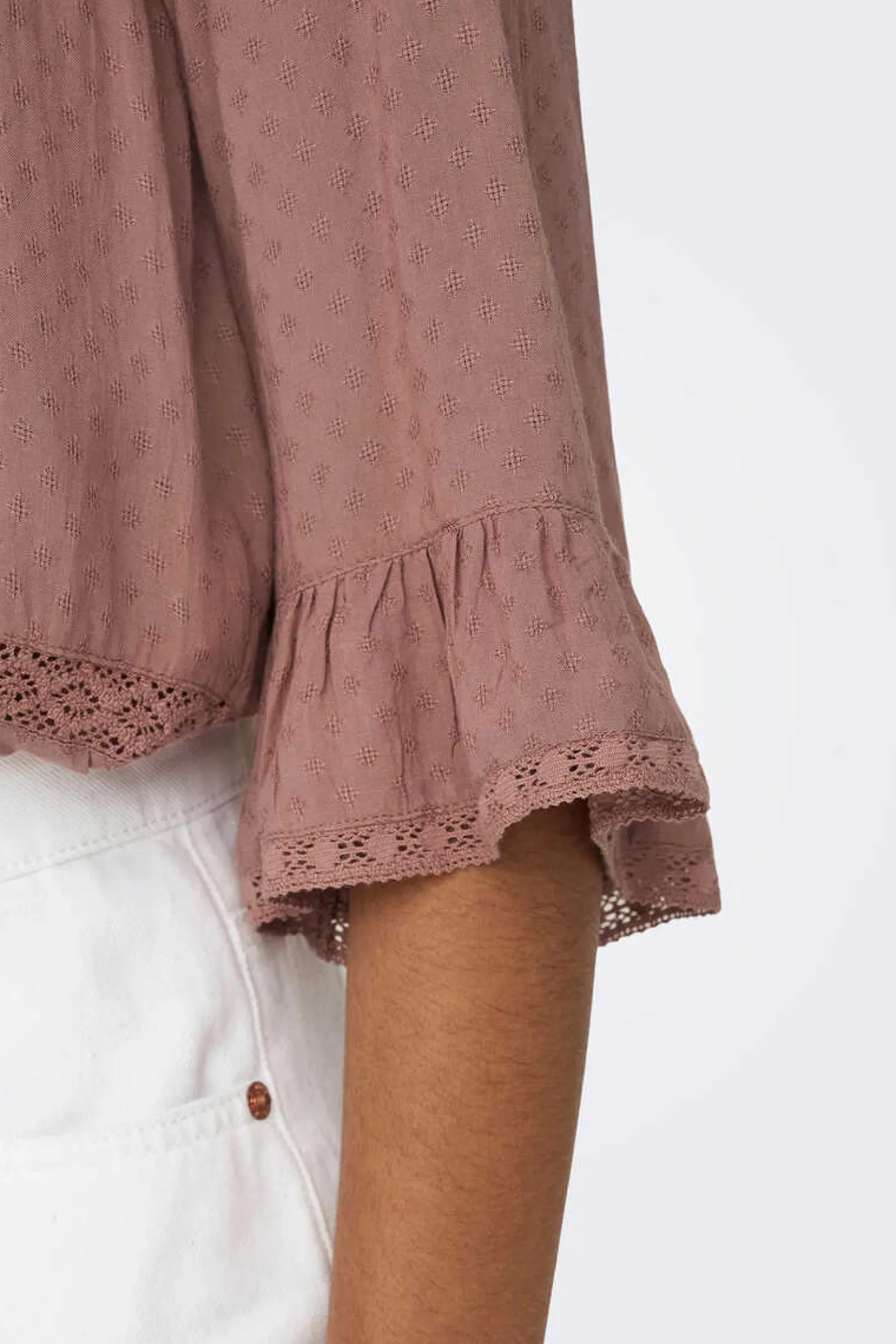 Blusa Manga 3/4 Gola Redonda