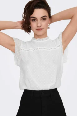 Blusa Manga Curta Plumetti