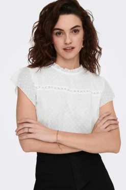 Blusa Manga Curta Plumetti