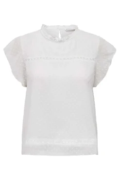 Blusa Manga Curta Plumetti