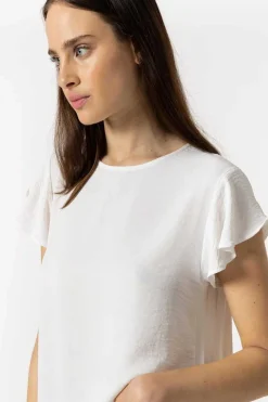 Blusa Plissada Nas Costas