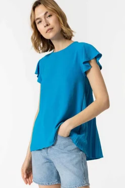 Blusa Plissada Nas Costas