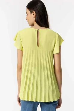 Blusa Plissada Nas Costas