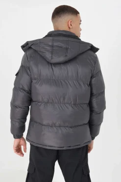 Blusao Acolchoado Com Capuz