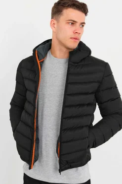 Blusao Acolchoado Com Capuz