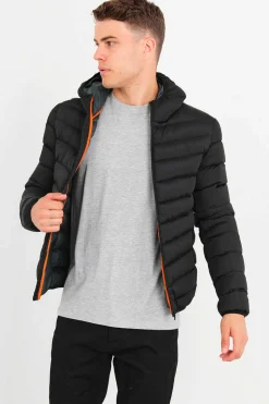 Blusao Acolchoado Com Capuz