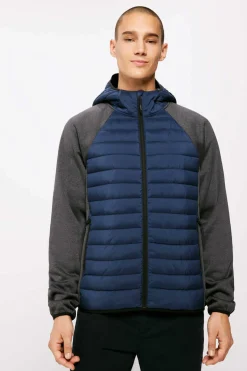 Blusao Acolchoado Combinado Capuz