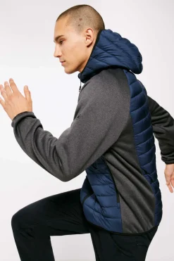 Blusao Acolchoado Combinado Capuz