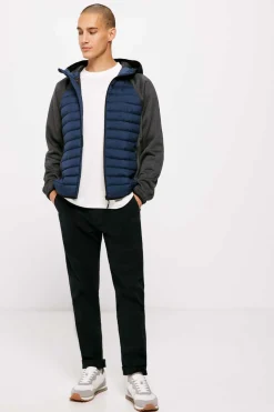 Blusao Acolchoado Combinado Capuz