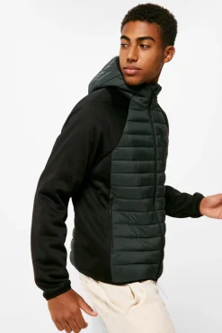 Blusao Acolchoado Combinado Capuz