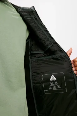 Blusao Acolchoado Combinado Capuz