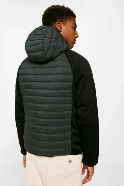 Blusao Acolchoado Combinado Capuz