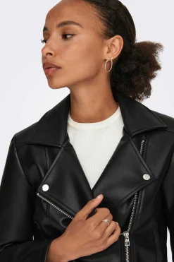 Blusao Biker Efeito Pele