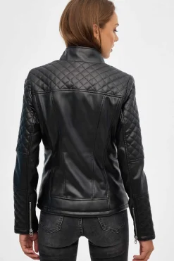 Blusao Biker Efeito Pele