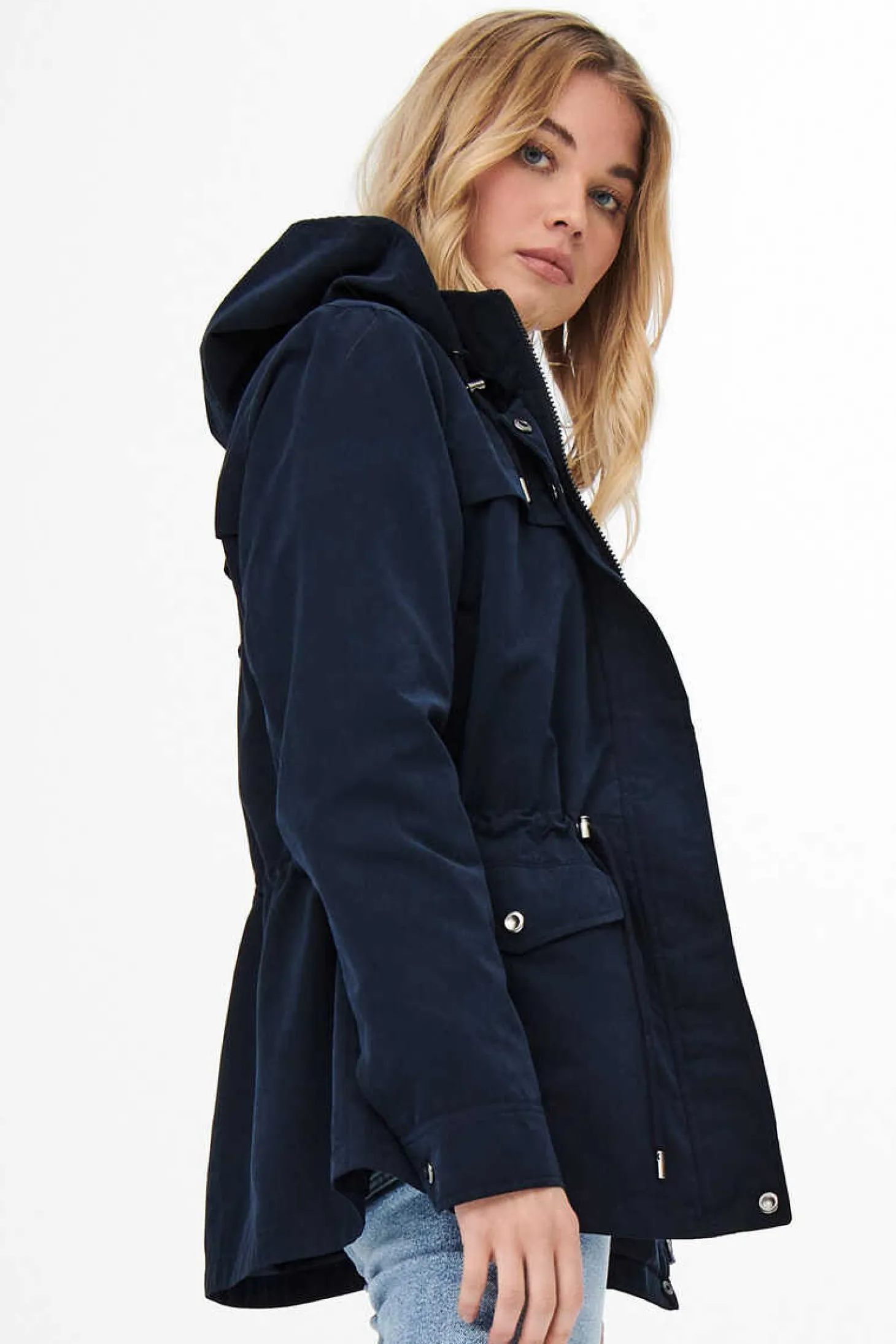 Blusao Bolsos Com Capuz