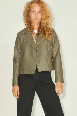 Blusao De Mulher De Couro