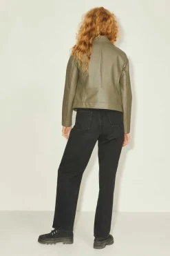 Blusao De Mulher De Couro