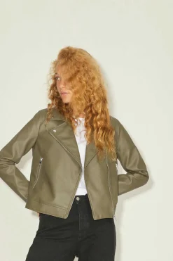 Blusao De Mulher De Couro