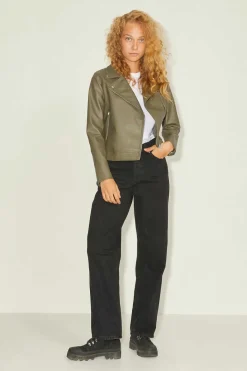 Blusao De Mulher De Couro