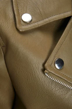 Blusao De Mulher De Couro