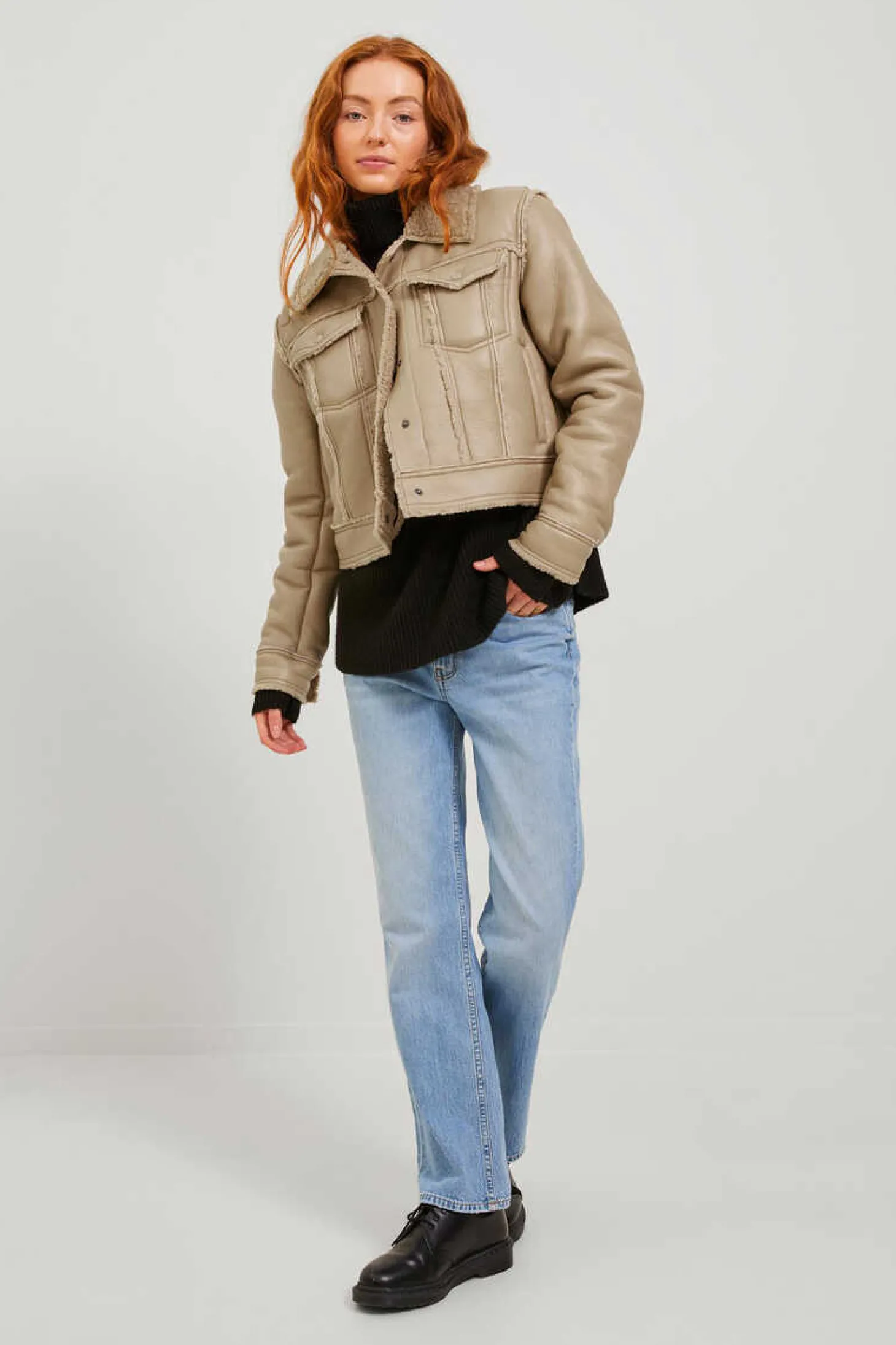 Blusao De Polipele Com Borrego