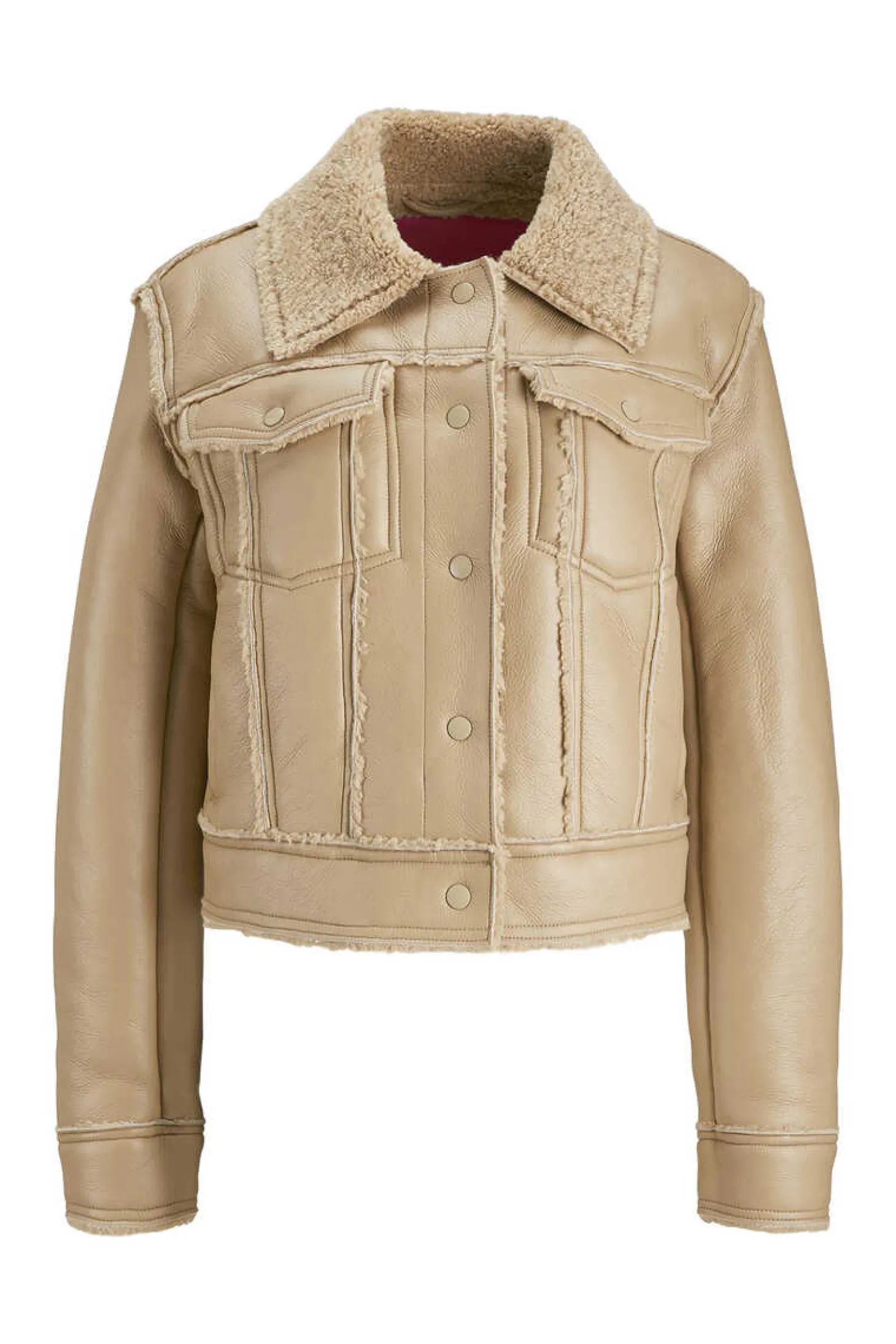 Blusao De Polipele Com Borrego