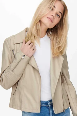 Blusao De Polipele Estilo Biker