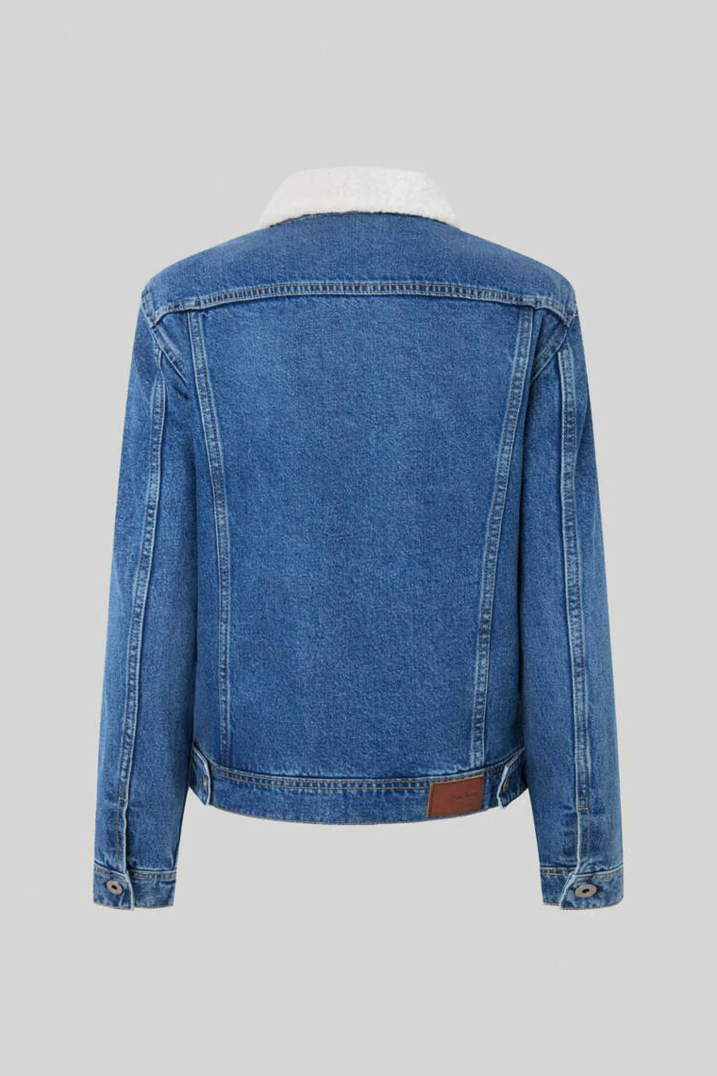 Blusao Denim Forro La