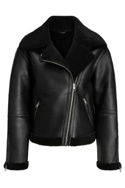 Blusao Estilo Aviador De Mulher Tipo Borrego