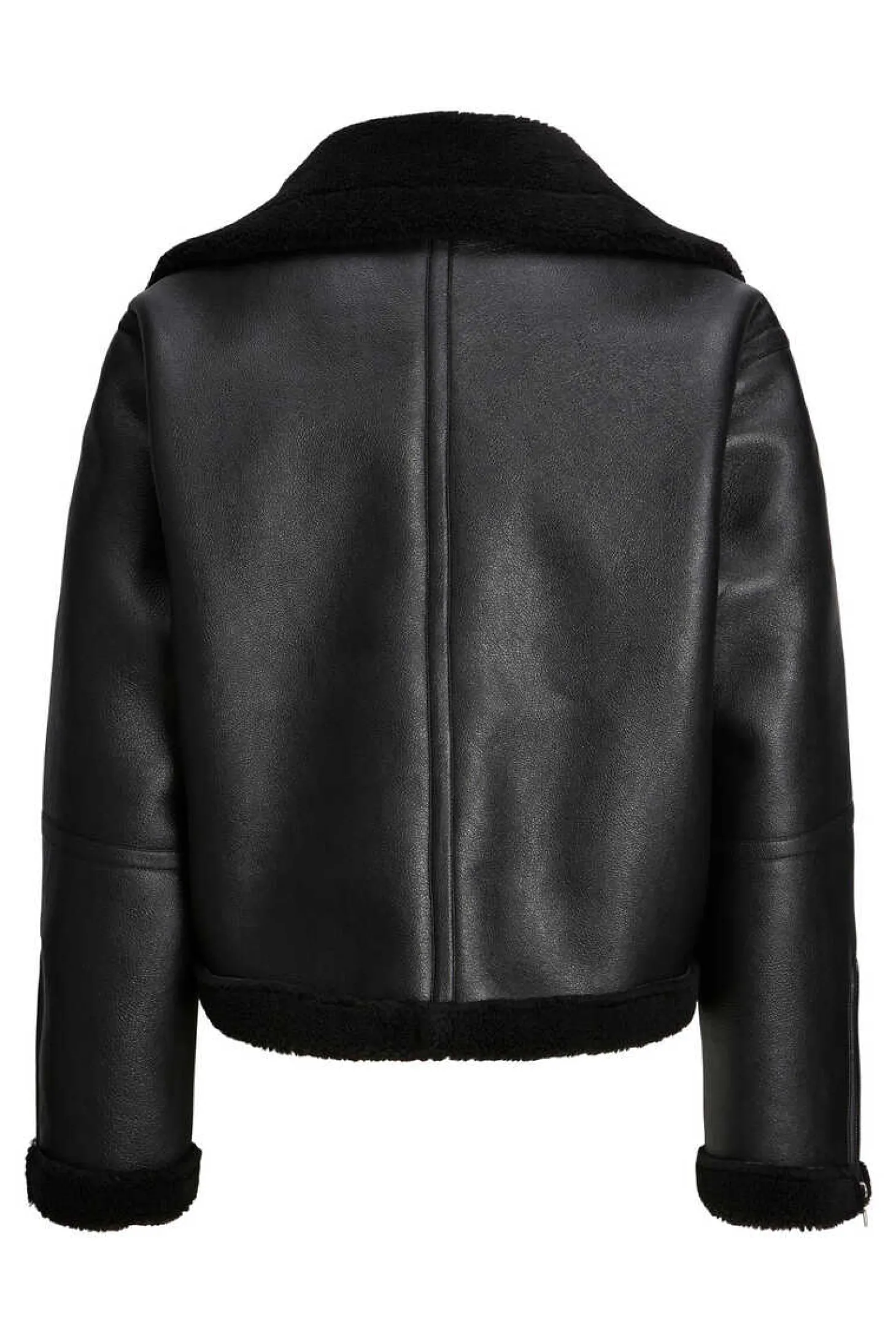 Blusao Estilo Aviador De Mulher Tipo Borrego