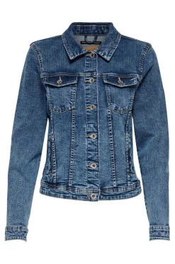 Blusao Jeans Em Azul