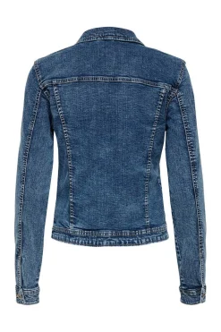 Blusao Jeans Em Azul