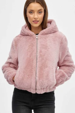 Blusao Pelo Com Capuz