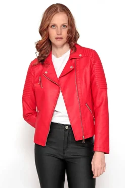 Blusao Polipele Multibolsos E Fecho-Eclair.